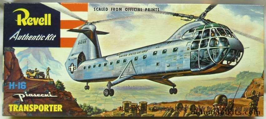 Revell 1/96 H-16 Piasecki Transporter - S Issue, H223-98 plastic model kit